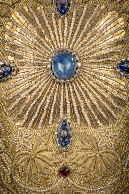 Detail der Mitra Pretiosa, Foto: Gerald Richter